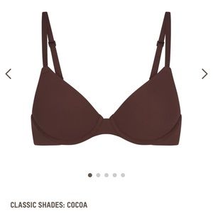Skims Fits Everybody T-Shirt Bra Brown